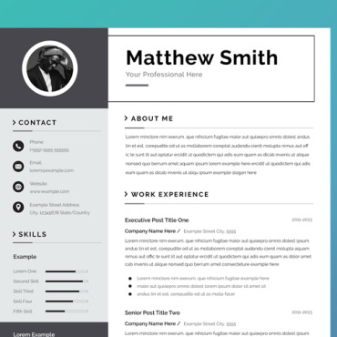 Resume Coverletter Resume Templates 184522