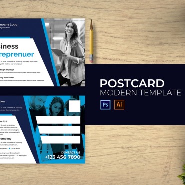 Creative Postcard Corporate Identity 184573