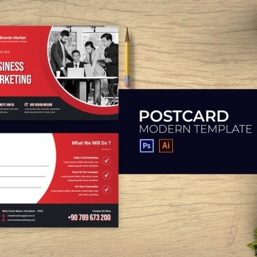 Creative Postcard Corporate Identity 184574