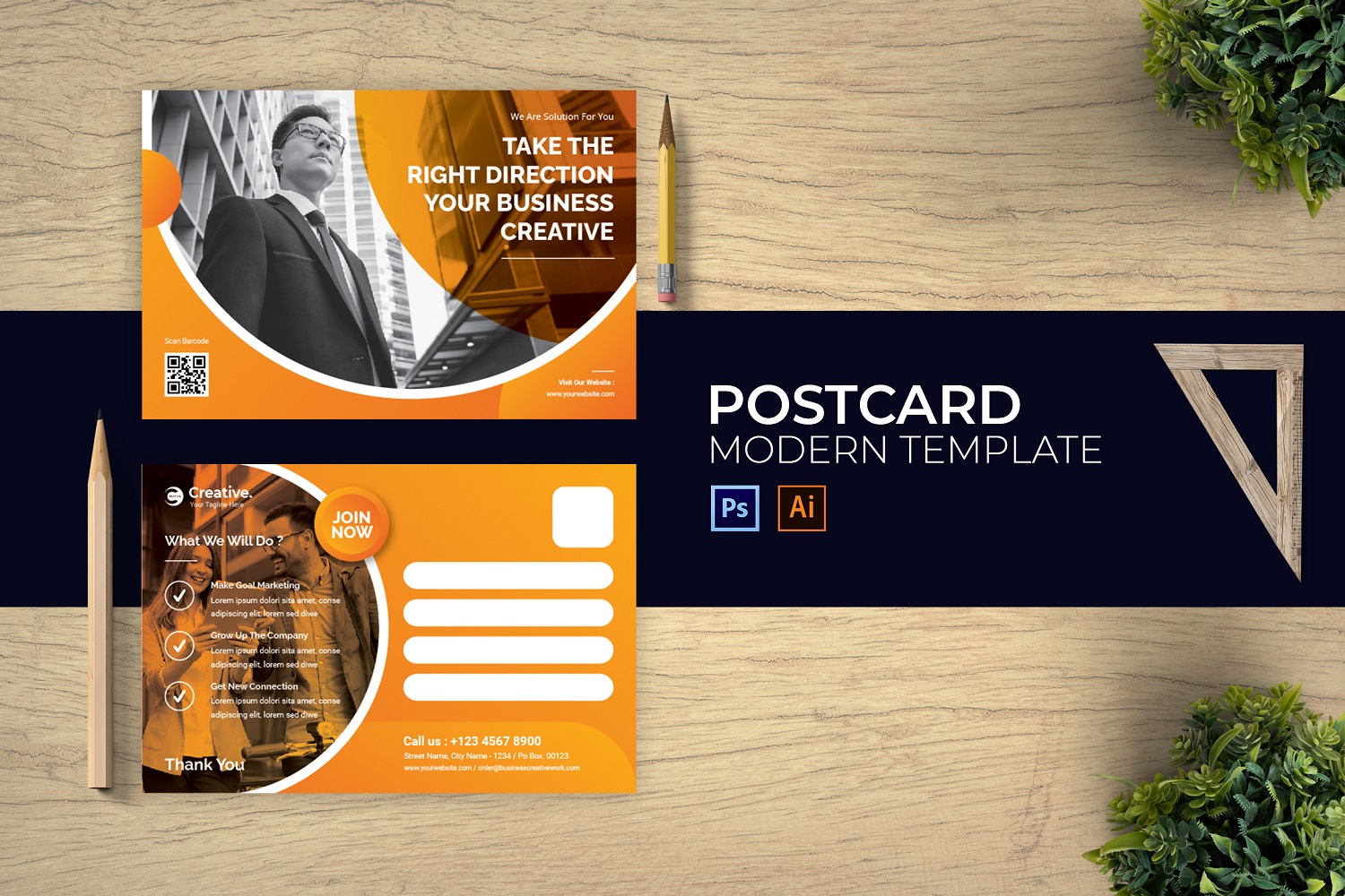 Business Creative Post Card