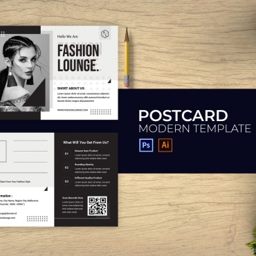 Creative Postcard Corporate Identity 184576