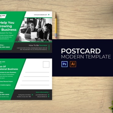 Creative Postcard Corporate Identity 184577