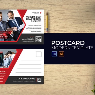 Creative Postcard Corporate Identity 184579