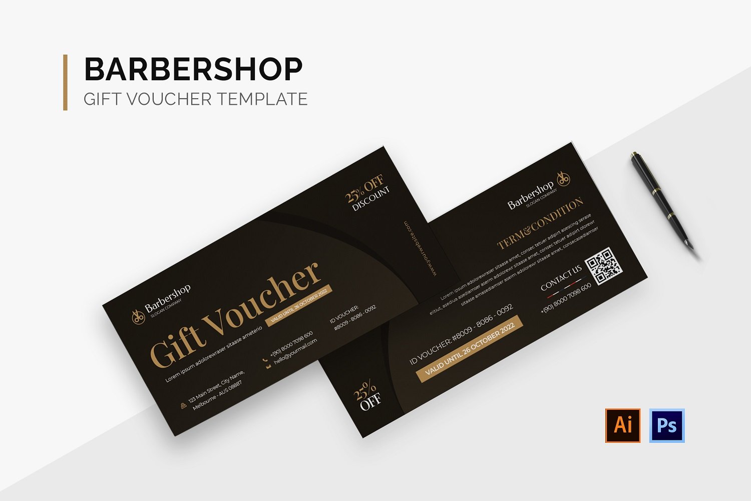 Barbershop Discount Gift Voucher