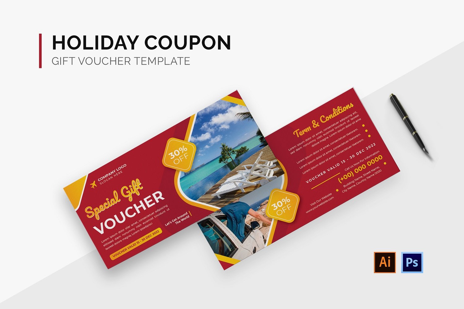 Holiday Coupon Gift Voucher