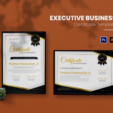 Achievement Business Certificate Templates 184611