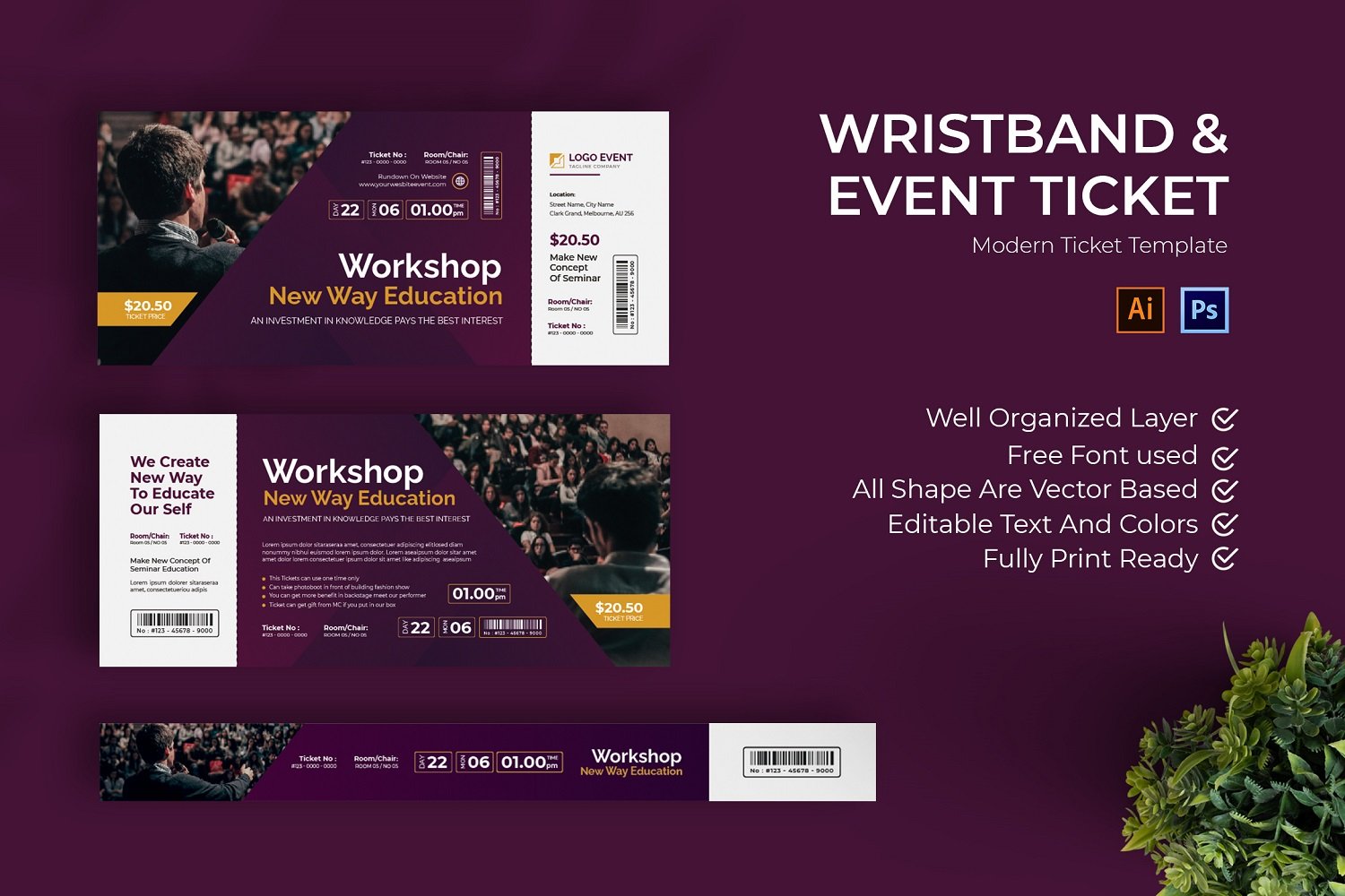 Workshop Education Ticket