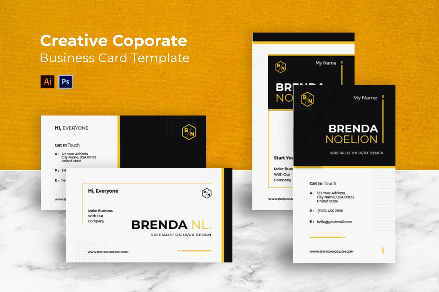 Creative Coporate Business Card