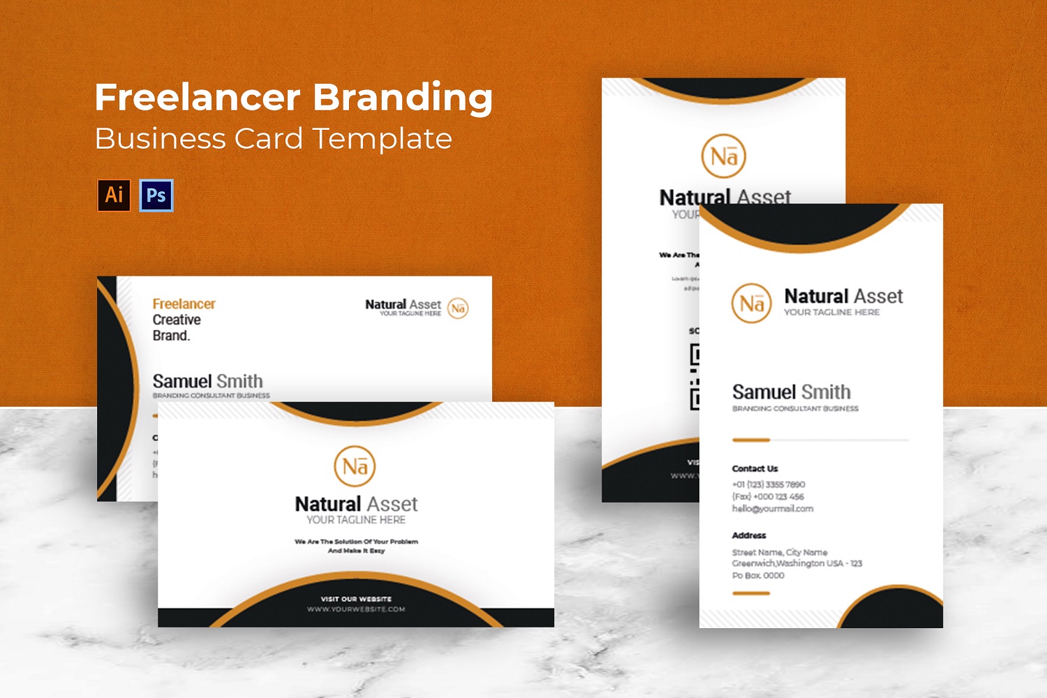 Freelancer Branding Business Card