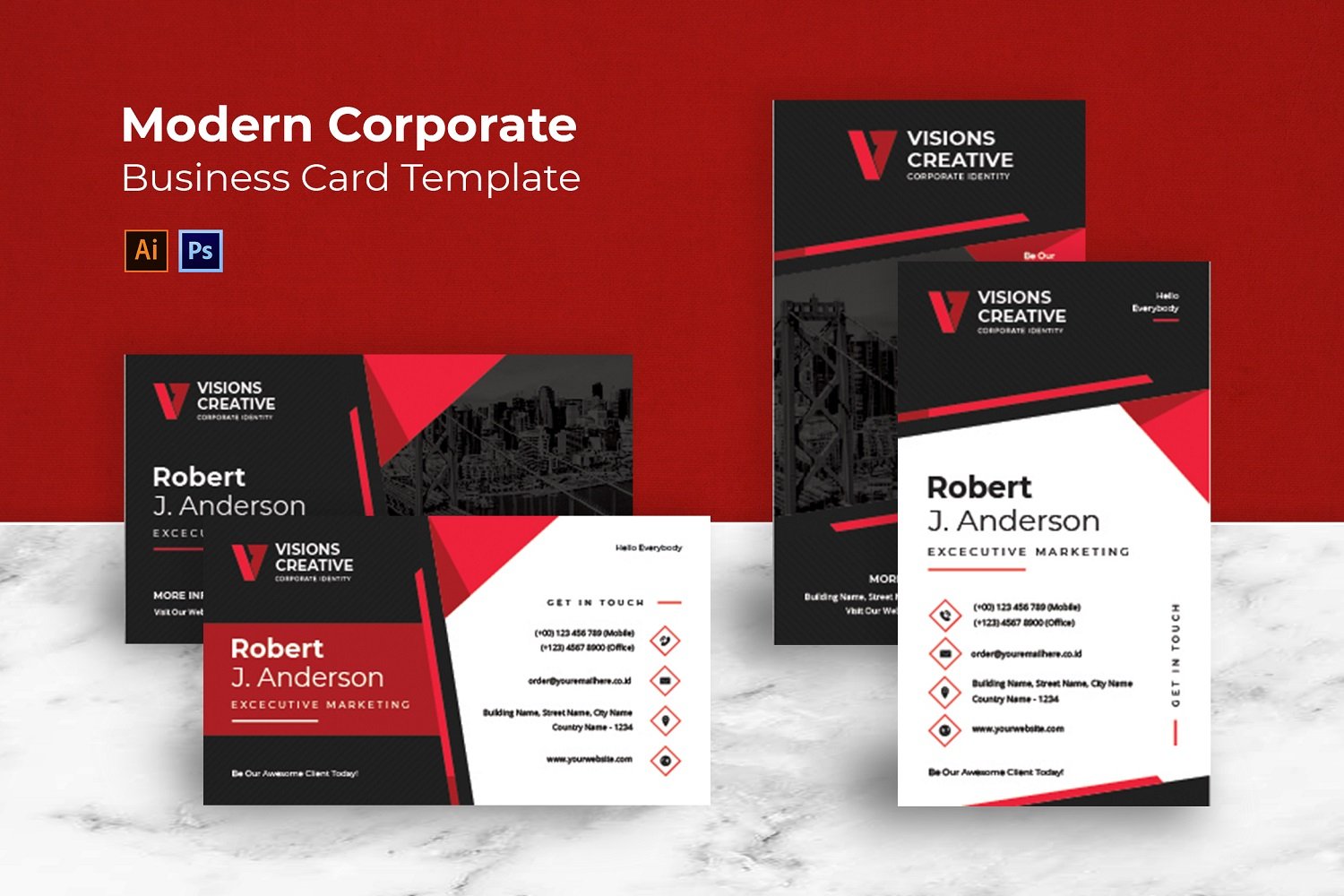 Modern Corporate Business Card