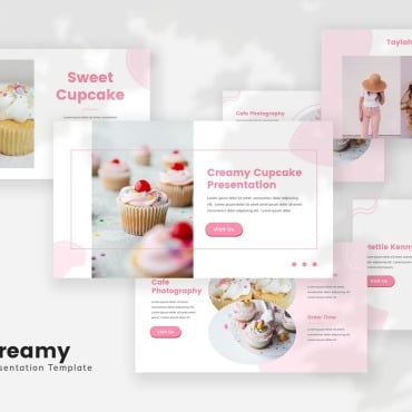 Cake Bakery Keynote Templates 184706