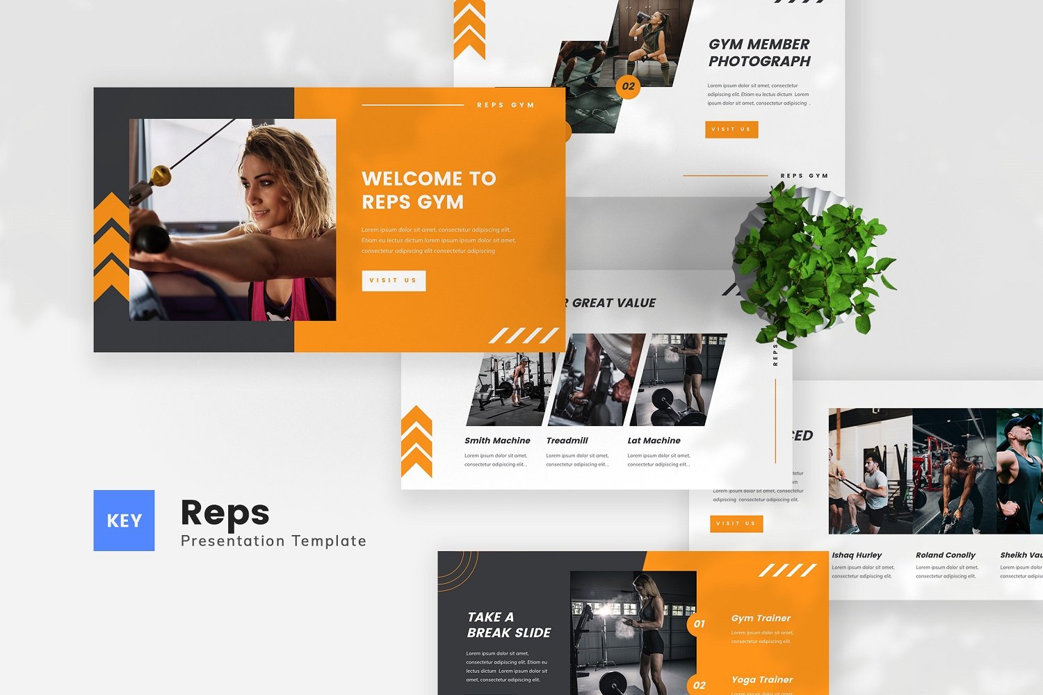 Reps - Gym Keynote Template