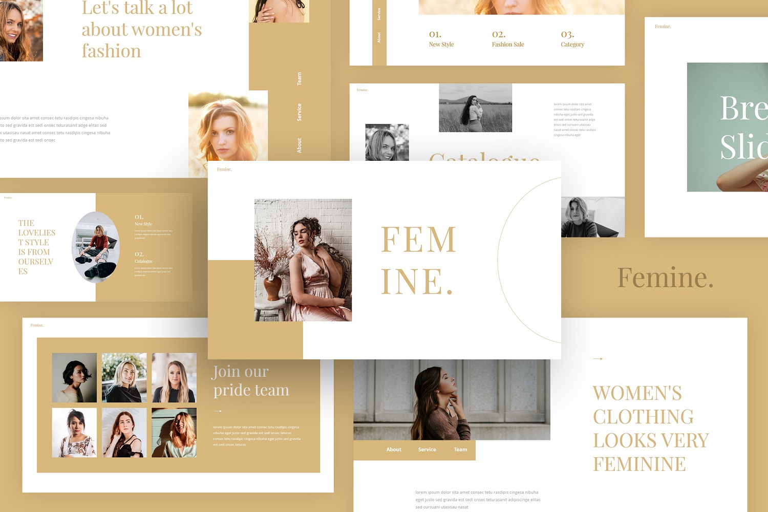 Femine - Chic Style Keynote Template