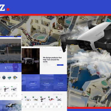 Aerial Photography Responsive Website Templates 184723