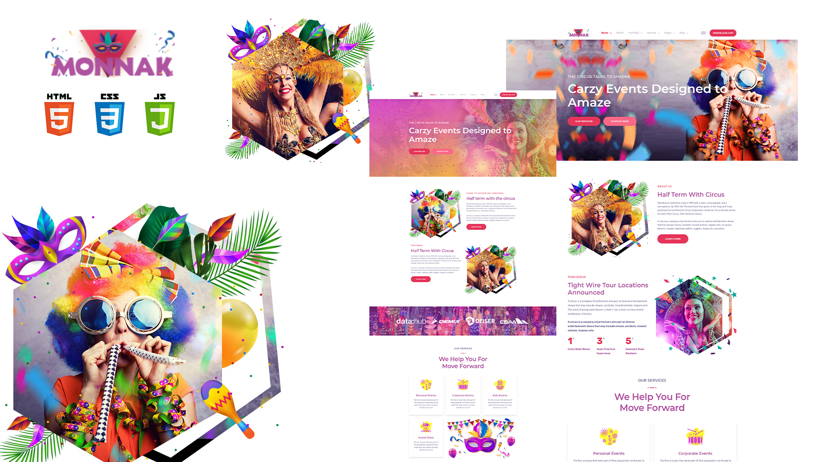 Monnak Entertainment Events HTML5 Template