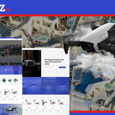 Aerial Photography Website Templates 184729