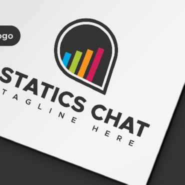 Statistics Static Logo Templates 184806