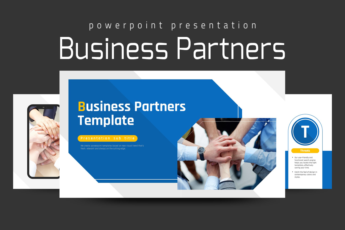 Business Partners PowerPoint Template