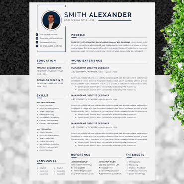 Page3 Pagea4cleancvdesignelegantelegant  184825