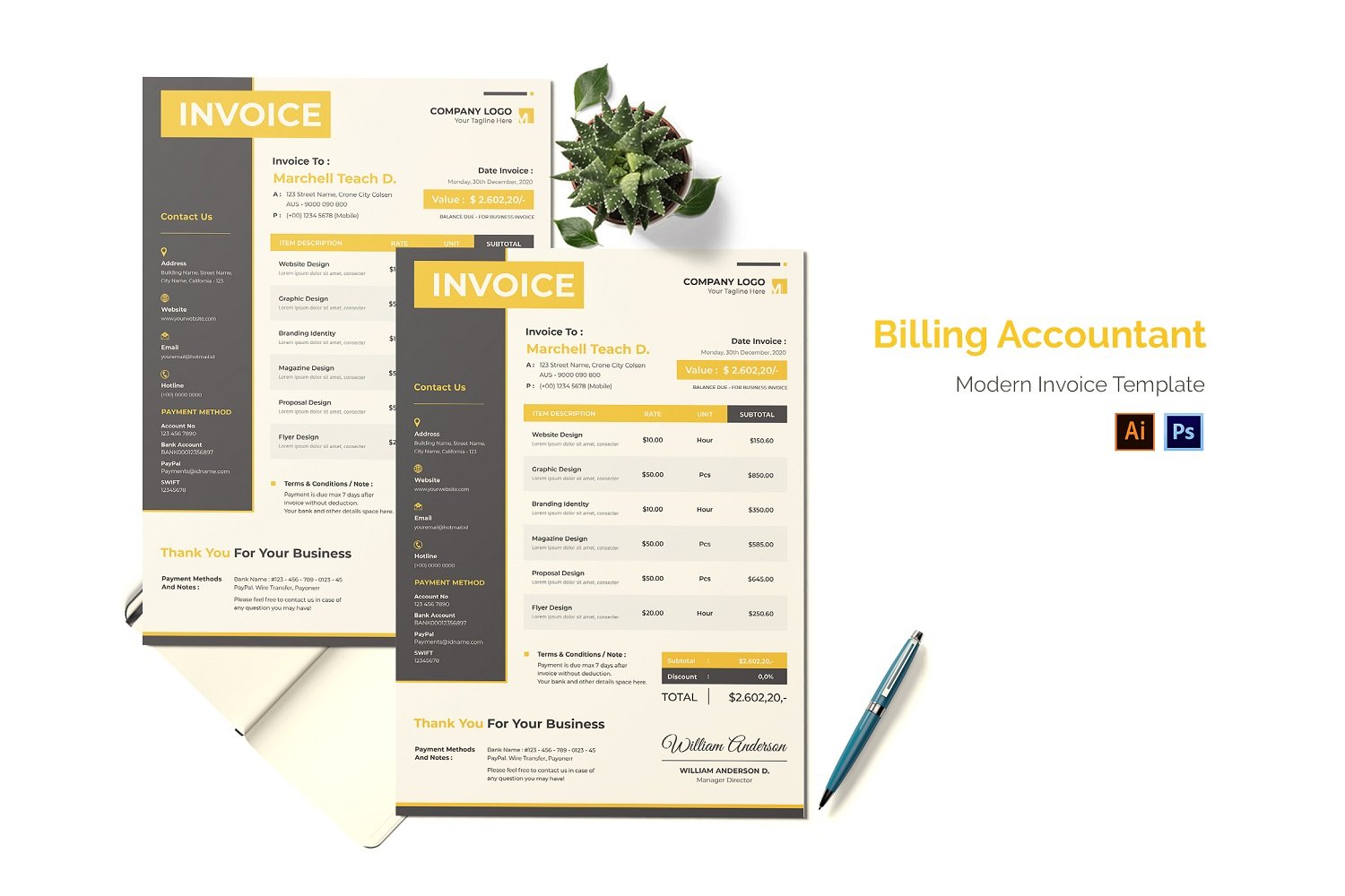 Billing Accountant Invoice