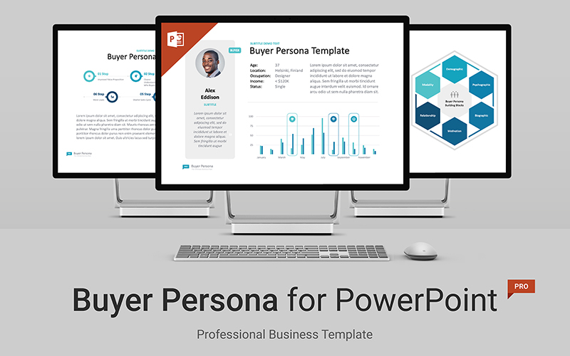 Buyer Persona PowerPoint Templates for Business