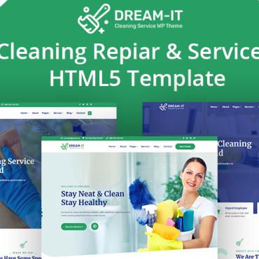 Corporate Repair Responsive Website Templates 184998