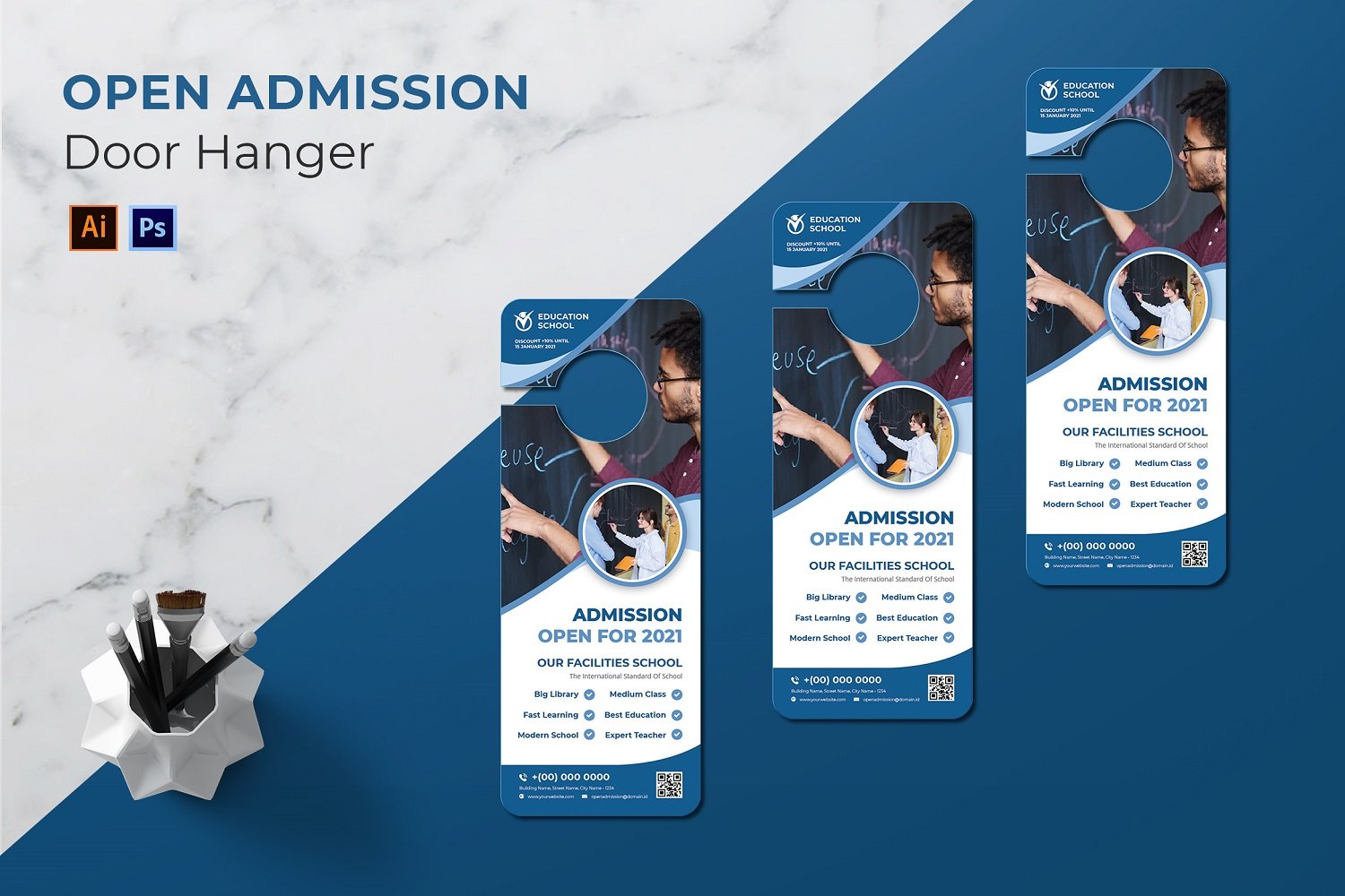 Open Admission Door Hanger