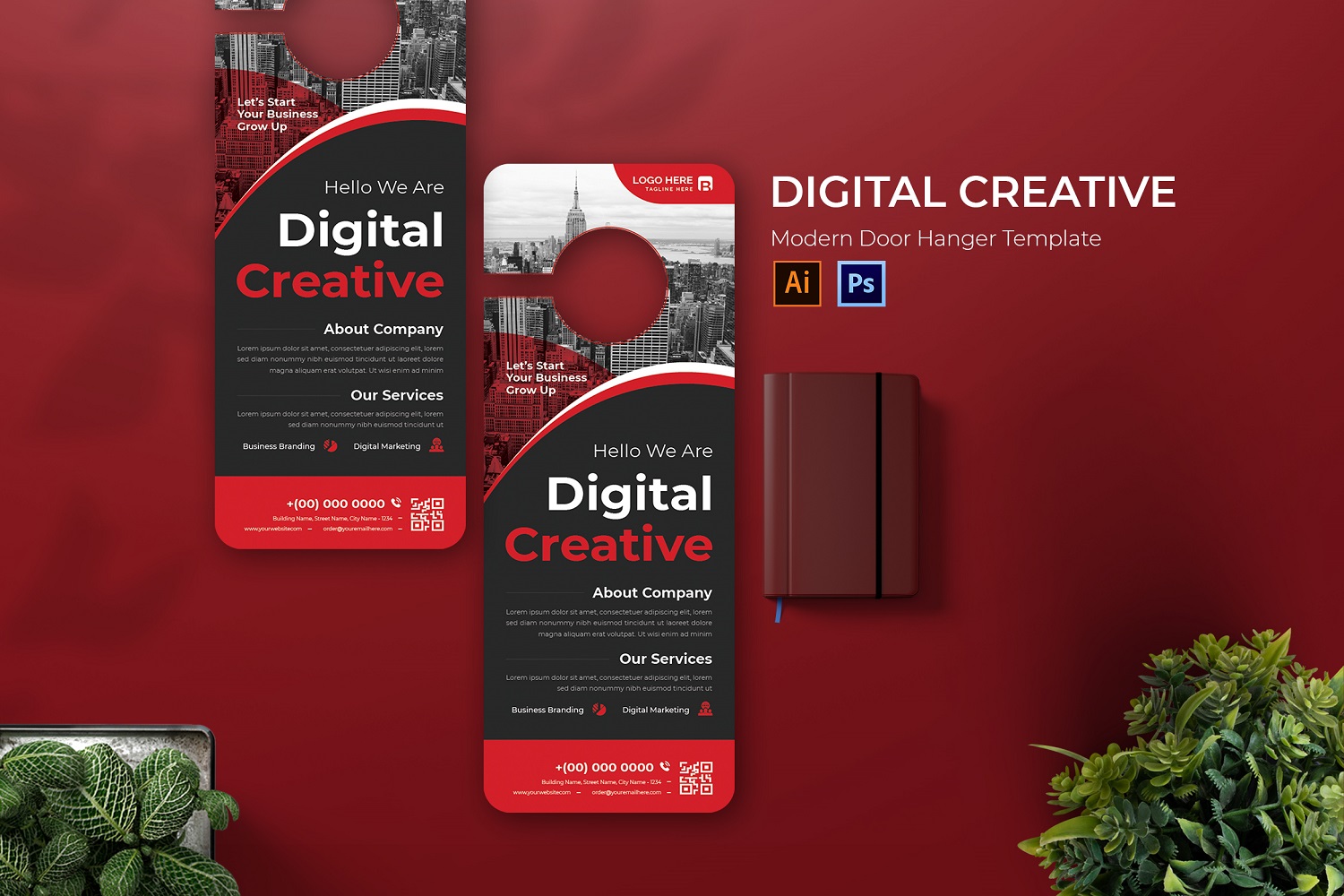 Digital Creative Door Hanger