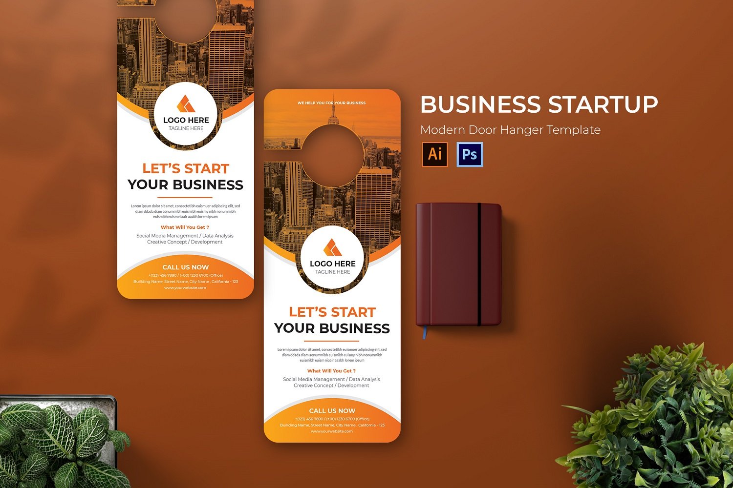 Business Startup Door Hanger