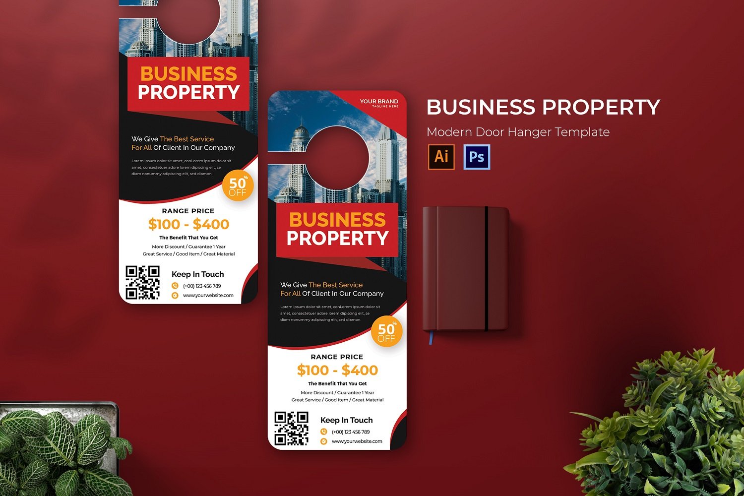 Business Property Door Hanger