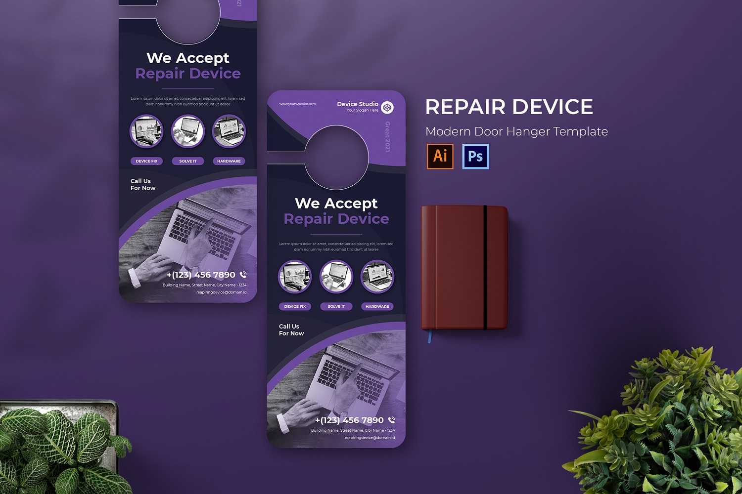 Repair Device Door Hanger