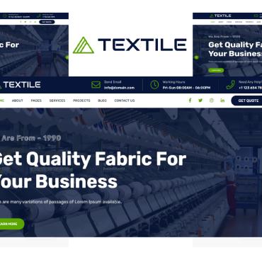 Business Textile Responsive Website Templates 185165