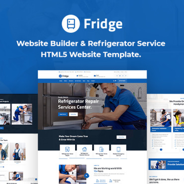 Refrigerator Business Responsive Website Templates 185166