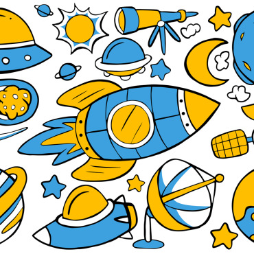 Planet Comet Vectors Templates 185307