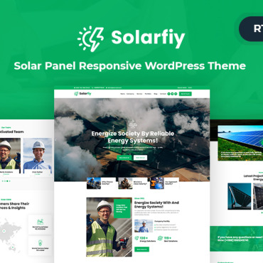 Solar Panel WordPress Themes 185335