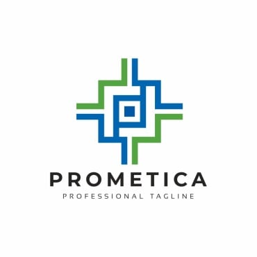 Letterp Logorainbowsoftwarespectrumspectrum Logo Templates 185370