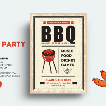 Barbecue Party Corporate Identity 185465