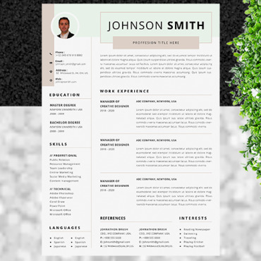 Page3 Pagea4cleancvdesignelegantelegant  185527