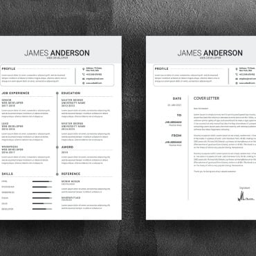 Page 3 Resume Templates 185535