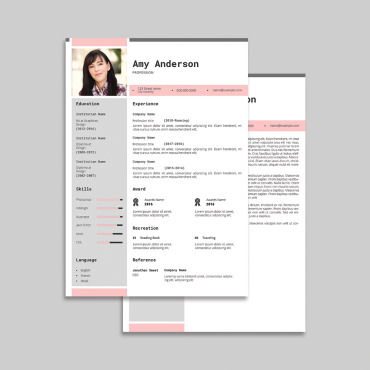 Template Cv Resume Templates 185546