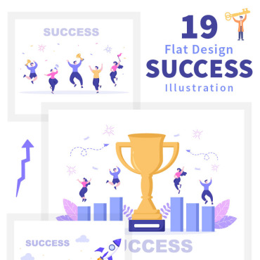 Champion Goal Illustrations Templates 185603