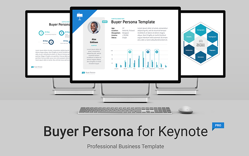 Buyer Persona Keynote templates for Business