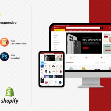 Responsive Shopify Shopify Themes 185627