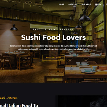 Food Food Landing Page Templates 185652