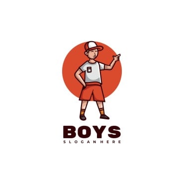 Childhood Schoolboy Logo Templates 185681