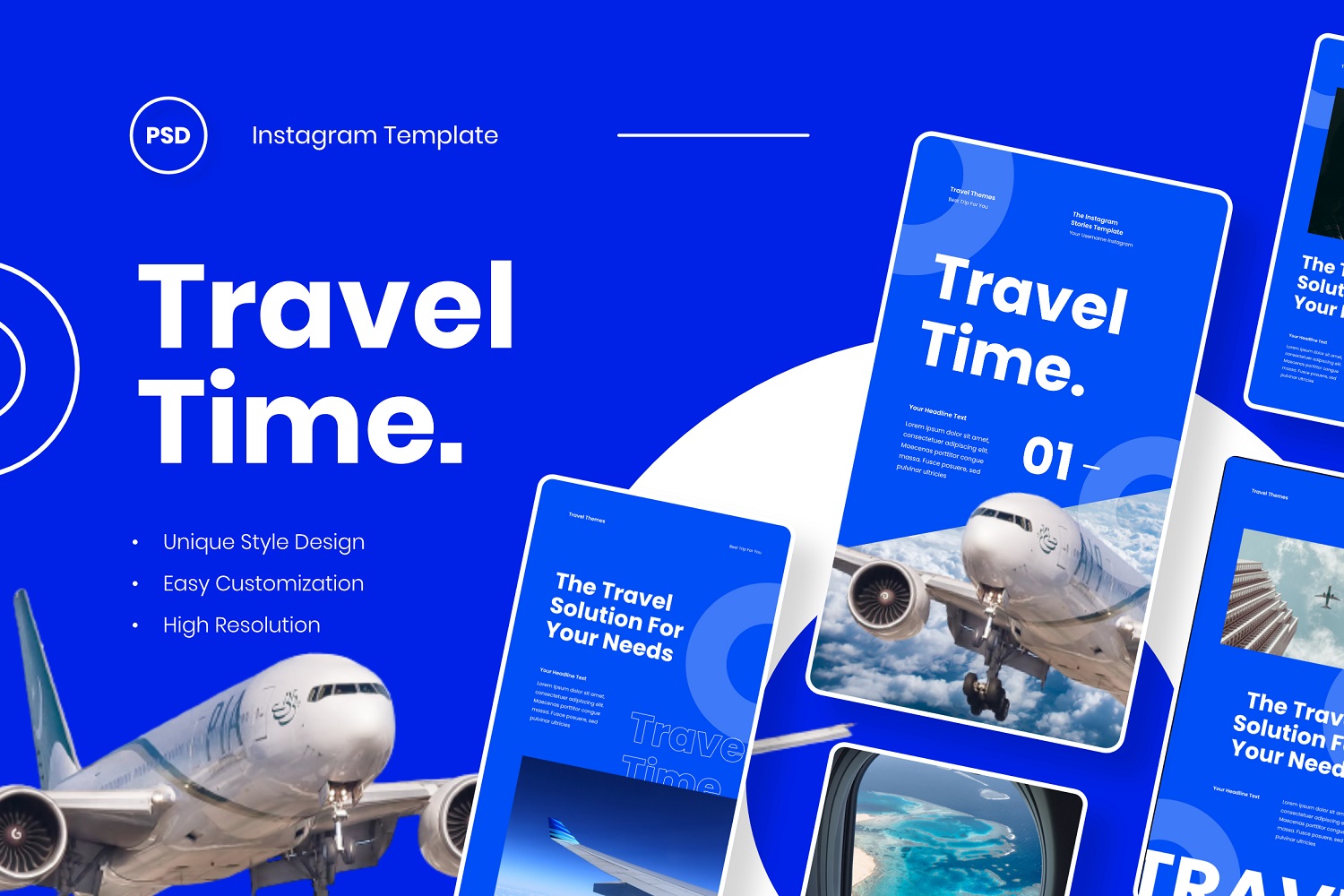 Travel Time Instagram Stories Template