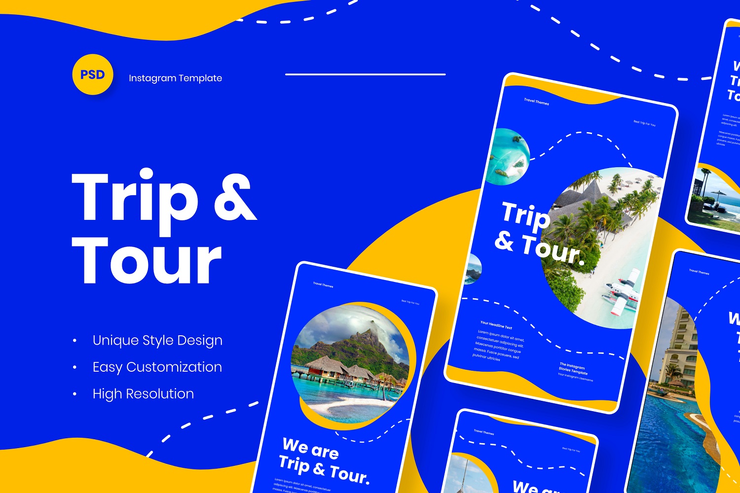 Trip & Tour Instagram Stories Template