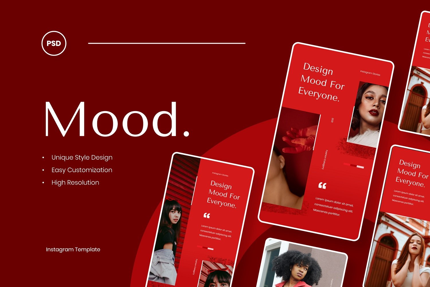 Mood - Creative Fashion Instagram Stories Template