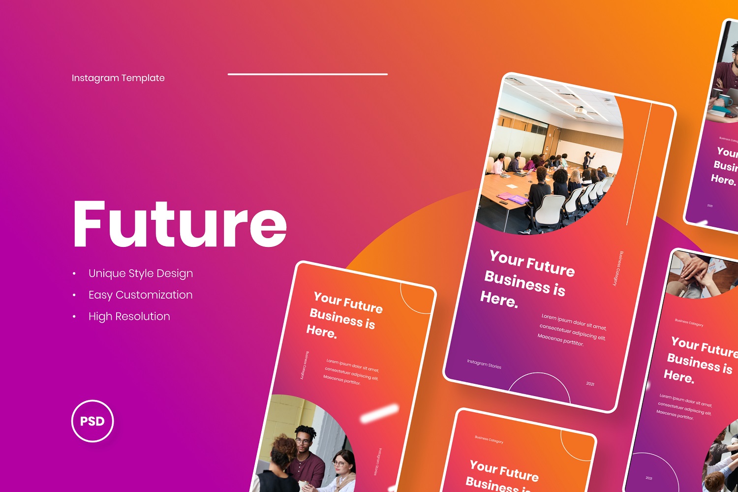 Future Business Instagram Stories Template