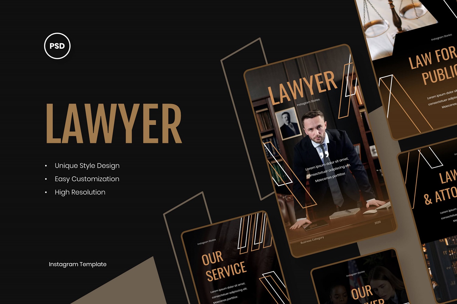 Lawyer - Instagram Stories Template